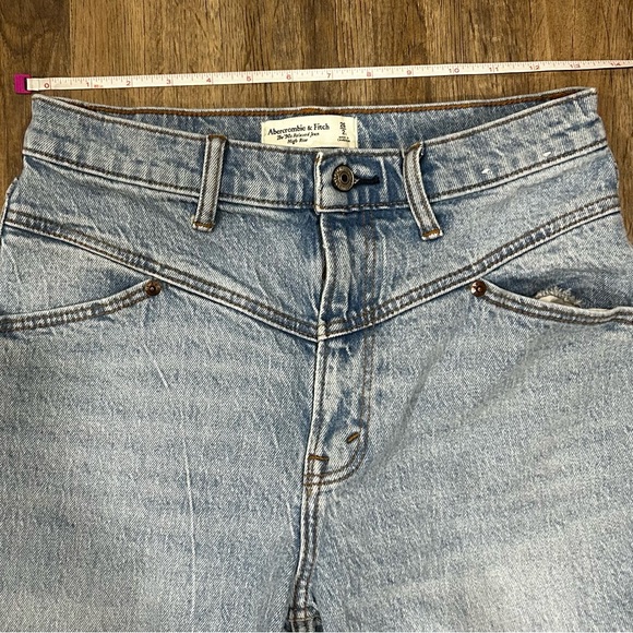 Abercrombie & Fitch Light Blue Straight Women’s Jeans 26 - Picture 6 of 7